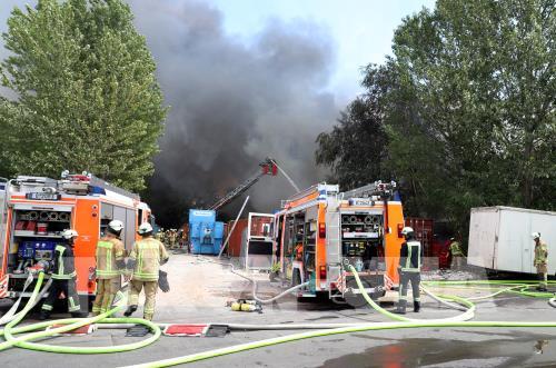 Cháy Trung tâm Thương mại Đồng Xuân của người Việt ở Berlin, Đức