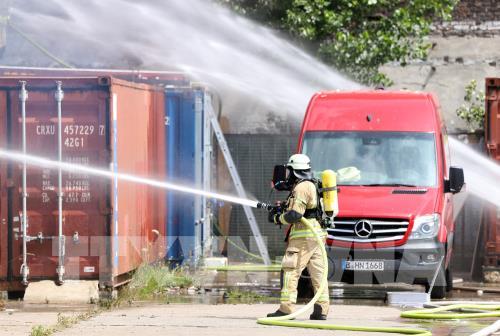 Cháy Trung tâm Thương mại Đồng Xuân của người Việt ở Berlin, Đức