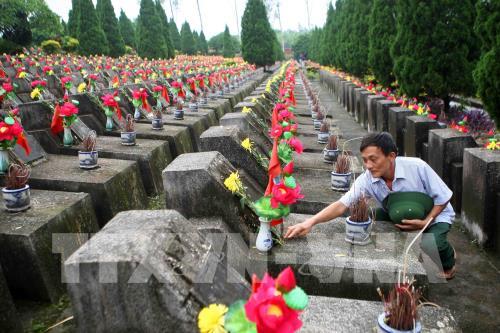 Nghĩa trang liệt sỹ Vị Xuyên nơi yên nghỉ của hơn 1.700 liệt sỹ