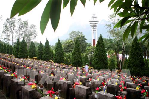 Nghĩa trang liệt sỹ Vị Xuyên nơi yên nghỉ của hơn 1.700 liệt sỹ