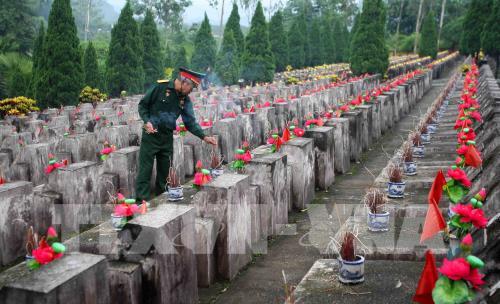 Nghĩa trang liệt sỹ Vị Xuyên nơi yên nghỉ của hơn 1.700 liệt sỹ