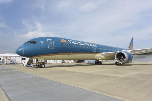 Hình ảnh đầu tiên về &rsquo;siêu máy bay&rsquo; Boeing 787-10 Dreamliner của Vietnam Airlines