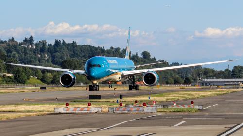 Hình ảnh đầu tiên về &rsquo;siêu máy bay&rsquo; Boeing 787-10 Dreamliner của Vietnam Airlines