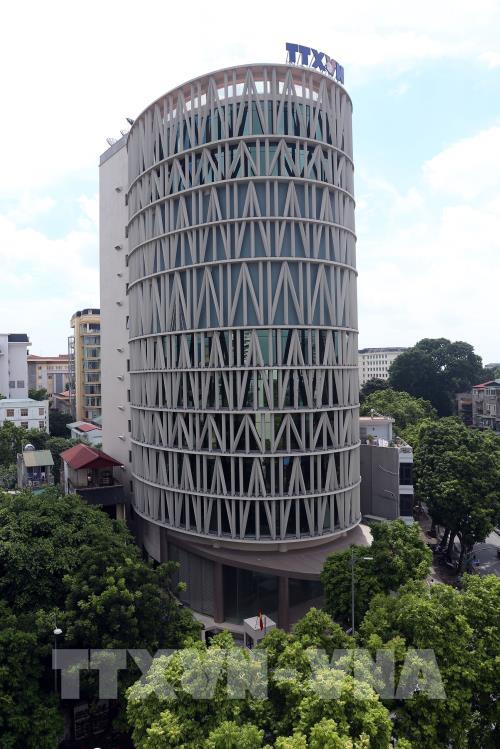 Độc đáo kiến trúc tòa nhà Trung tâm Truyền hình Thông tấn (Vnews)