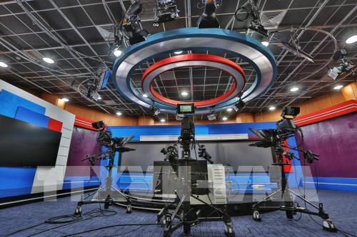 Độc đáo kiến trúc tòa nhà Trung tâm Truyền hình Thông tấn (Vnews)