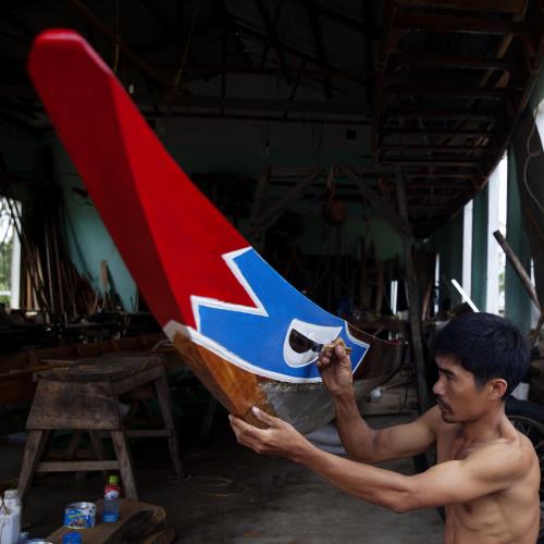 Nghề đóng thuyền đua (ghe đua) ở Quảng Nam