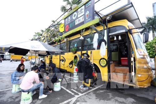 Độc đáo quán cafe bus thân thiện với môi trường
