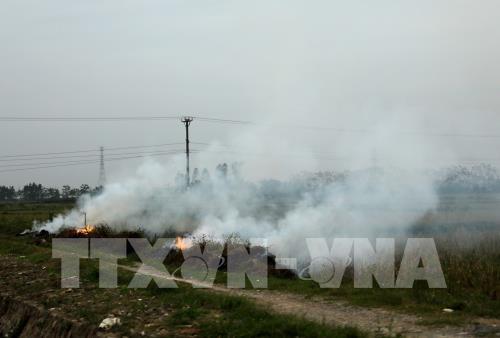 Hà Nội đốt rơm, rác gây nguy hại cho sức khoẻ con người