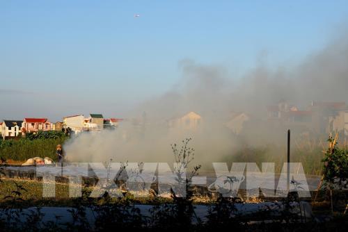 Hà Nội đốt rơm, rác gây nguy hại cho sức khoẻ con người