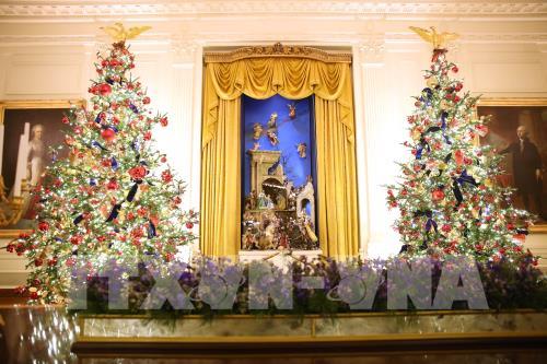 Nhà Trắng (Mỹ) trang hoàng chuẩn bị đón Giáng sinh 2019