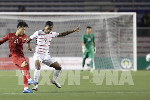 Những hình ảnh đầu tiên trận Bán kết bóng đá nam U22 Việt Nam – U22 Campuchia