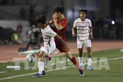 Những hình ảnh đầu tiên trận Bán kết bóng đá nam U22 Việt Nam – U22 Campuchia