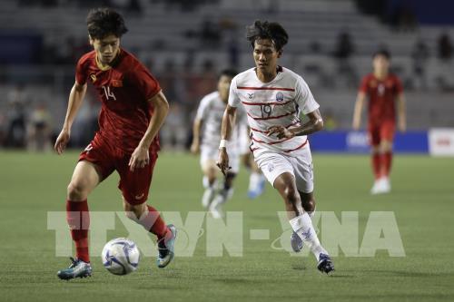 Những hình ảnh đầu tiên trận Bán kết bóng đá nam U22 Việt Nam – U22 Campuchia