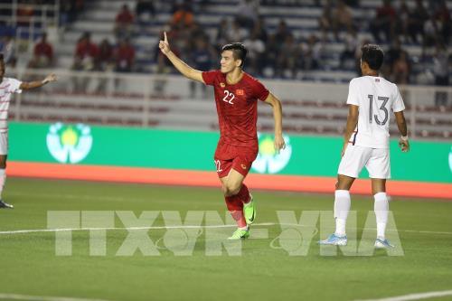 Những hình ảnh đầu tiên trận Bán kết bóng đá nam U22 Việt Nam – U22 Campuchia