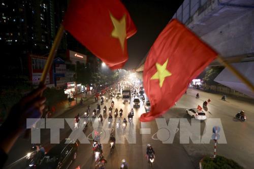 Việt Nam ăn mừng HCV SEA Games lịch sử của đội tuyển bóng đá nam