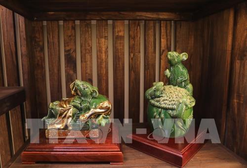 Ra lò loạt sản phẩm Kỳ Linh Canh Tý làng gốm Bát Tràng