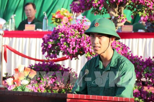 Xúc động hình ảnh tiễn tân binh lên đường nhập ngũ