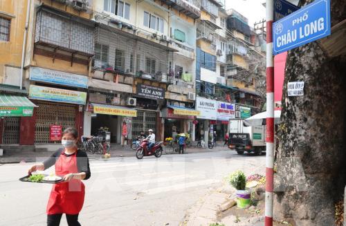 Cuộc sống người dân phố Trúc Bạch ngày đầu cách ly