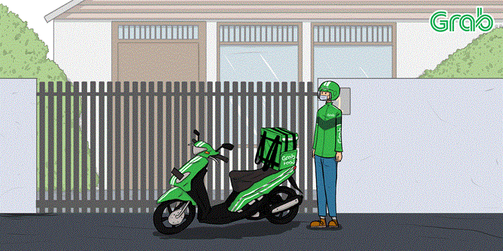 Dịch COVID-19: Grab Việt Nam triển khai giao hàng gián tiếp