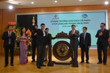 Cảng Hải Phòng niêm yết cổ phiếu trên sàn Hà Nội