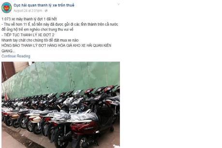 Tổng cục Hải quan cảnh báo hình thức lừa đảo qua Facebook