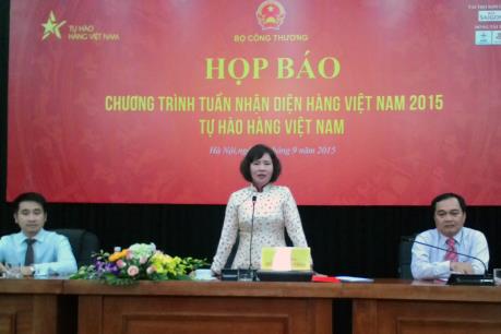 Được hỗ trợ khi tham gia “Tuần nhận diện hàng Việt Nam 2015"