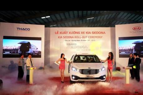Quảng Nam chính thức xuất xưởng ô tô KIA Sedona 