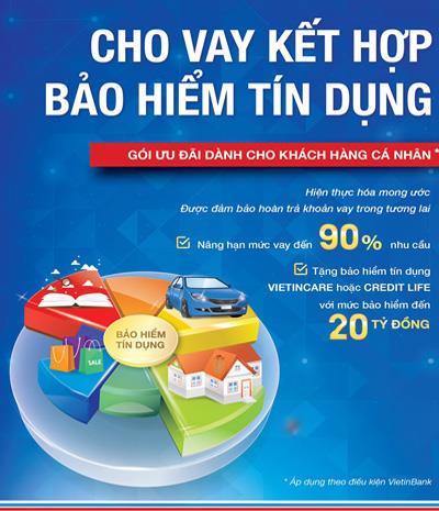 VietinBank thêm sản phẩm cho vay 90% nhu cầu tín dụng