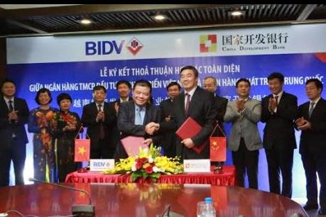 BIDV vay 200 triệu USD từ Ngân hàng Phát triển Trung Quốc