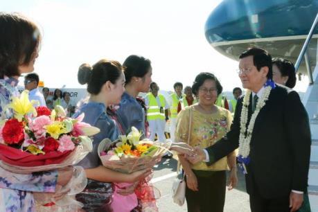 Chủ tịch nước Trương Tấn Sang tham dự Hội nghị Thượng đỉnh doanh nghiệp APEC 2015