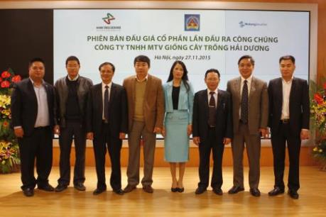 Bán hết 100% cổ phần Giống cây trồng Hải Dương trong phiên IPO
