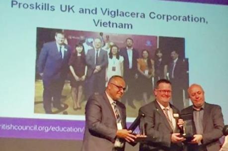 Viglacera nhận giải “Chương trình hợp tác đối tác quốc tế xuất sắc của năm”