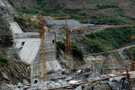 Tổ máy 1 Thủy điện Huội Quảng chuẩn bị phát điện