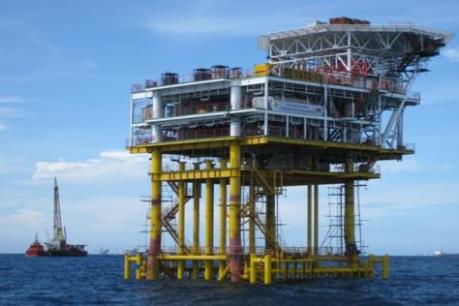 Vietsovpetro khai thác giàn khoan ThTC-02 mỏ Thỏ Trắng