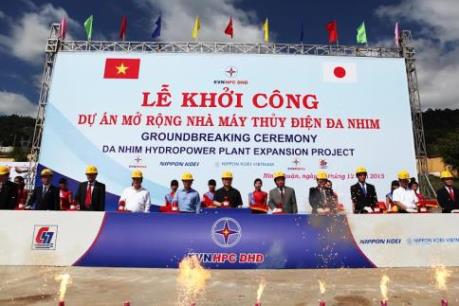 Phó Thủ tướng Hoàng Trung Hải phát lệnh khởi công dự án mở rộng Nhà máy thủy điện Đa Nhim