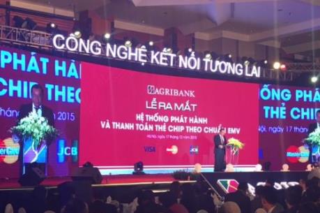 Agribank ra mắt hệ thống phát hành và thanh toán thẻ chip theo chuẩn EMV