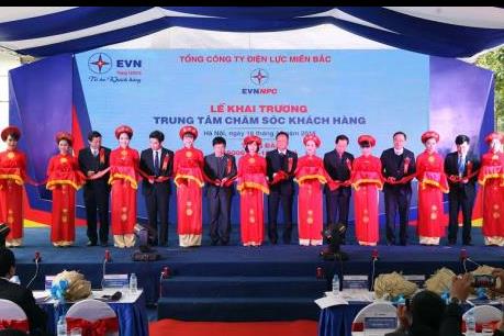 Khai trương Trung tâm chăm sóc khách hàng điện lực miền Bắc