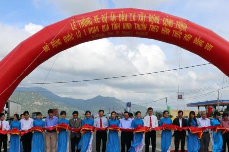 Thông xe Dự án mở rộng Quốc lộ 1, đoạn qua Ninh Thuận