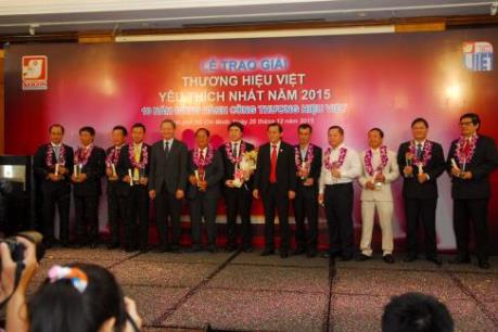 Vinh danh 35 thương hiệu Việt được yêu thích nhất năm 2015