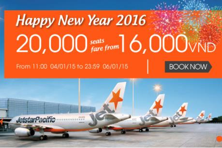 Jetstar khuyến mại 20.000 vé máy bay giá siêu rẻ