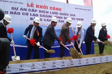 Khởi công dự án cấp điện lưới quốc gia cho đảo Cù Lao Chàm