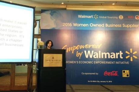 Walmart (Mỹ) muốn chọn doanh nghiệp nữ Việt Nam tham gia chuỗi cung ứng hàng hóa