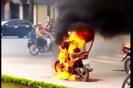 Thực hư vụ cháy xe máy ở Thái Bình