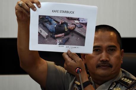Vụ đánh bom ở Jakarta: Cảnh sát công bố danh tính các nghi phạm