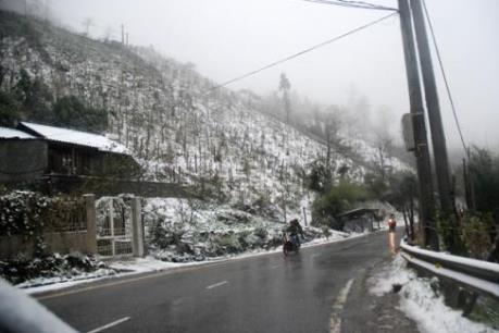 1.674 khách hàng ở Sơn La bị mất điện do băng tuyết