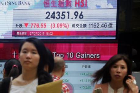 Chứng khoán châu Á phần lớn giảm điểm