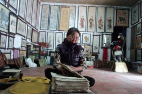 Nữ nghệ nhân đầu tiên của làng tranh Đông Hồ
