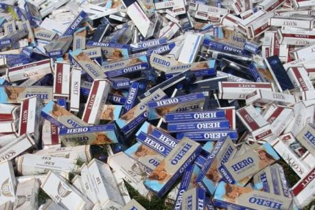 Kiên Giang bắt giữ 1.740 gói thuốc lá nhập lậu