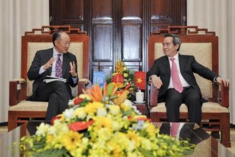 Thống đốc Ngân hàng Nhà nước Việt Nam tiếp Chủ tịch Ngân hàng Thế giới