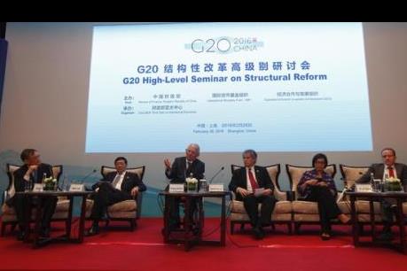 Các lãnh đạo tài chính nhóm G20 thúc đẩy phối hợp chính sách